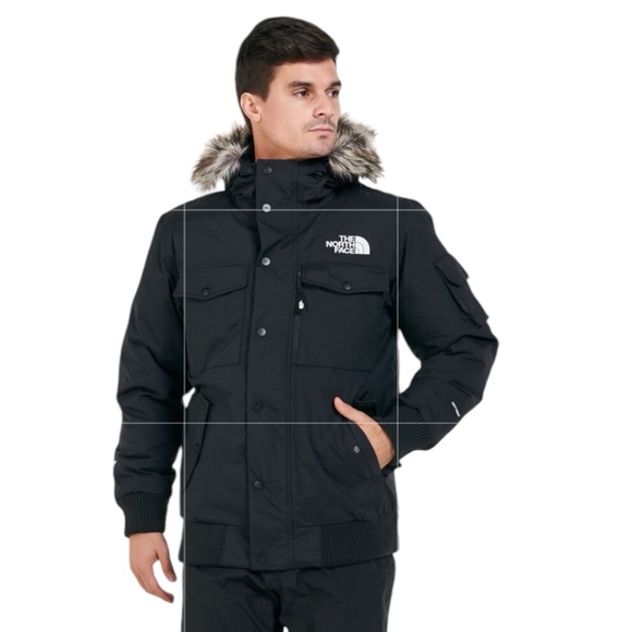 The North Face Gotham jacket black 600 Down Waterproof Insulated hood Jacket L - Picture 5 of 16